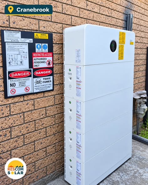 Rescom solar and battery installation in Cranebrook