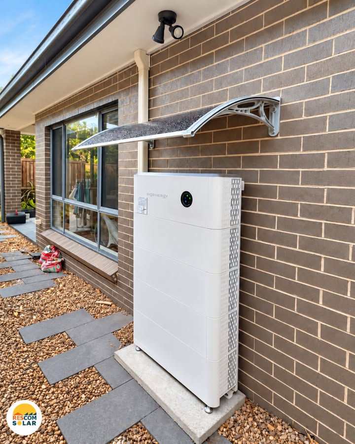 Rescom Sigenergy battery installation in Jordan Springs