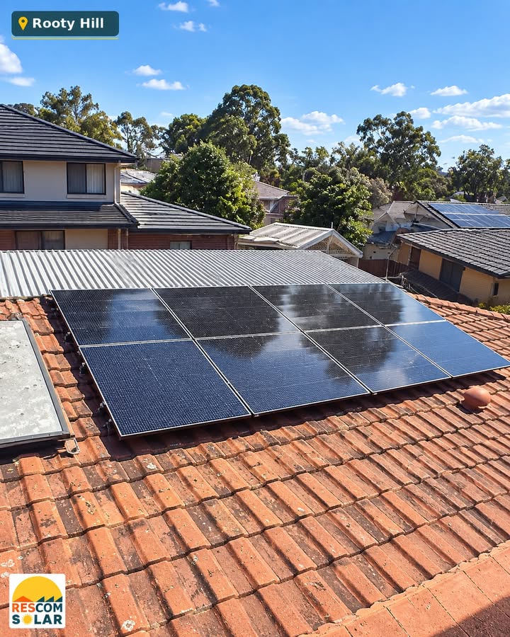 Rescom solar and battery installation in Rooty Hill