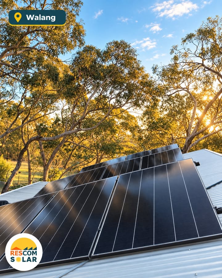 Rescom solar and battery installation in Walang