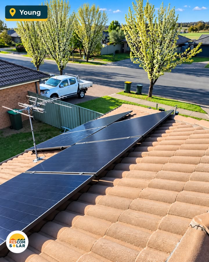 Rescom Sigenergy solar and battery installation in Young
